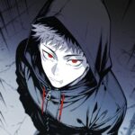 El hechicero anciano Itadori que regresa del futuro a jujutsu kaisen al principio